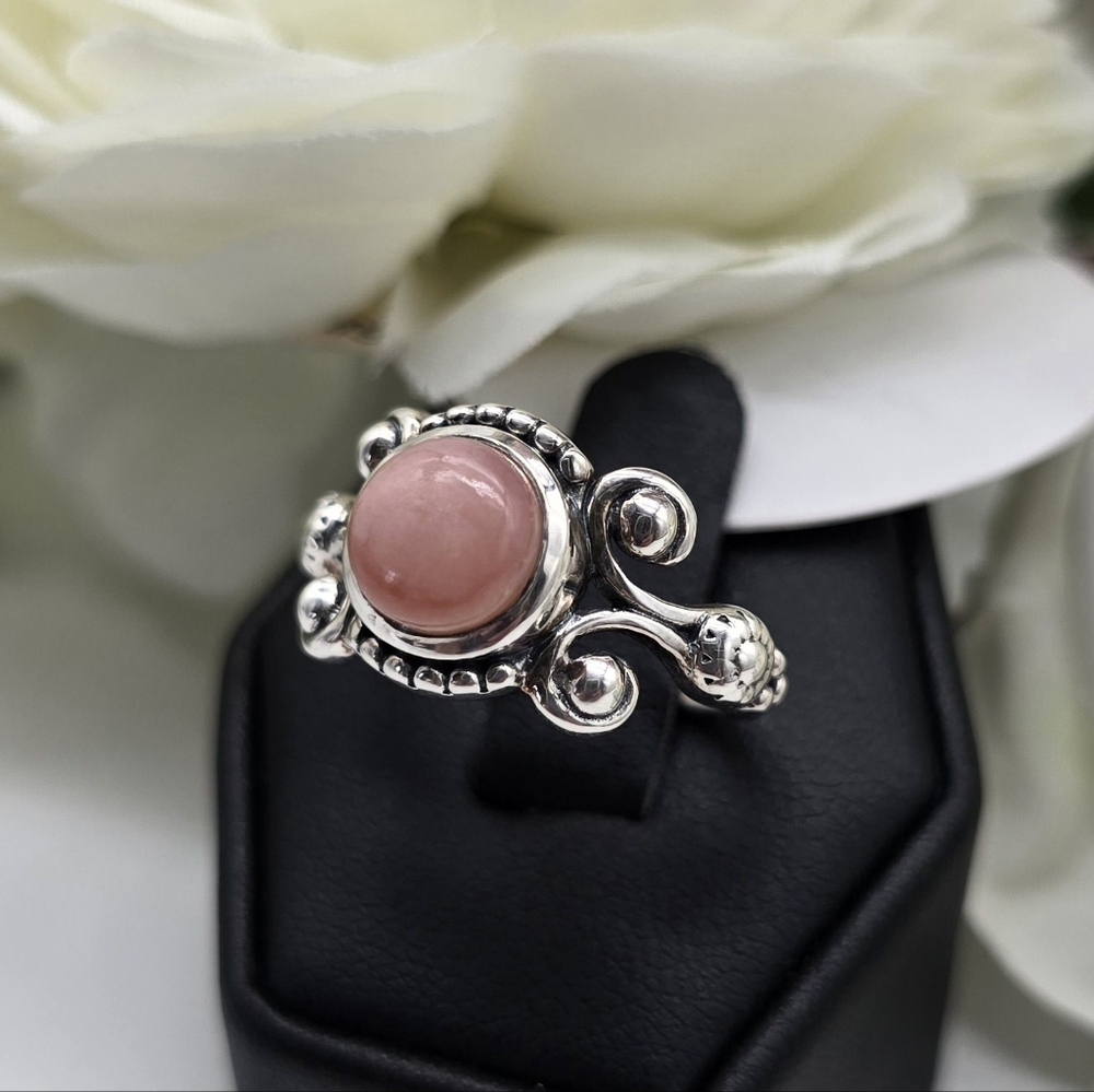🥰 E's OPAL STERLING SILVER RING - Picture 9 of 9